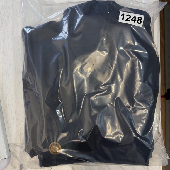 Unique Vintage Navy Blue Sedgewick Jumpsuit Retro 70's M 6/8 Nautical Wide Leg - Picture 9 of 9